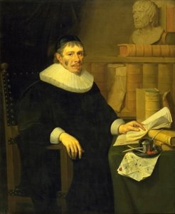 Asianajaja Cornelis Boschin muotokuva tekijältä Arnold van Ravesteyn