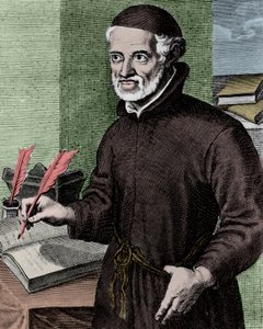 Pere Antonio VIEIRA (1608-1697) jesuiitta, Brasilian intiaanien evankelista - Arnold van Westerhoutin (1651-1725) kaiverrus - Antonio Vieiran (1608-1697), portugalilaisen jesuiittapapin ja kirjailijan muotokuva