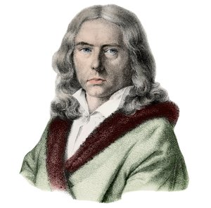 Adelbert de Chamisson muotokuva - Adelbert von Chamisson (1781-1838), saksalaisen kirjailijan muotokuva