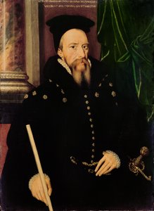 Larawan ni William Cecil, 1st Baron Burghley (1520-98) Lord High Treasurer finn