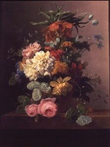 Kukkien asetelma (pari 63509)