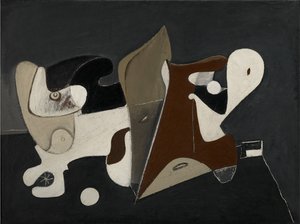 Nighttime, Enigma and Nostalgia, c.1933-34 (óleo sobre tela montado em painel) finlandês