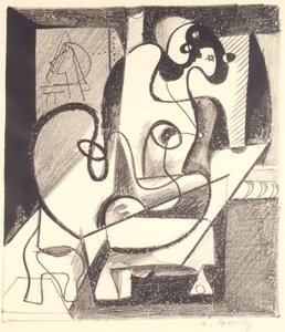 Taidemaalari ja malli (The Creation Chamber) tekijältä Arshile Gorky