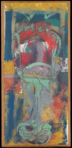 Nimetön, n. 1946 (öljy kankaalle) tekijältä Arshile Gorky