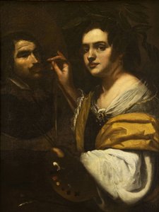 Omakuva, 1637. tekijältä Artemisia Gentileschi