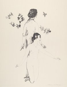 Pyörivät kyyhkyset tekijältä Arthur B. Davies