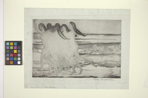 Sea Maidens (etsaus ja akvatinta) tekijältä Arthur Bowen Davies