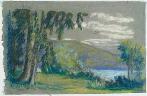 maisema A.B. Daviesin kirja, painos 3, 50 tekijältä Arthur Bowen Davies