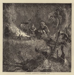 Buffalo Metsästys, telttailu tekijältä Arthur Boyd Houghton
