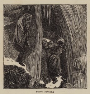 Niagaraa tekemässä tekijältä Arthur Boyd Houghton