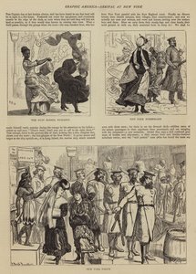 Graphic America, saapuminen New Yorkiin tekijältä Arthur Boyd Houghton