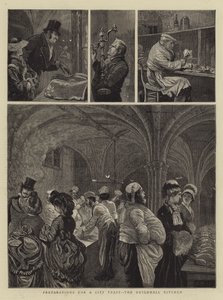 Valmistelut kaupungin juhlaan, Guildhall Kitchen