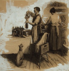 The Bootleggers (Hiili ja guassi kartongille) tekijältä Arthur Burdett Frost