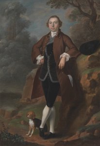 William Farington Shawe Hallista Lancashiresta tekijältä Arthur Devis