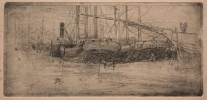 Liuku Cuyahoga-jokea pitkin, 1887. tekijältä Arthur E. Schneider.