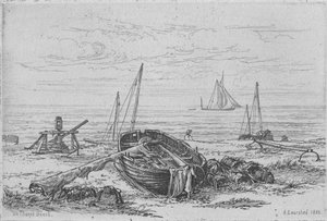 "Thorpe Beachillä", 1888. tekijältä Arthur Evershed
