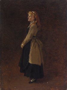Taiteilijan tyttären Mimi Rambergin muotokuva tekijältä Arthur Georg Freiherr von Ramberg