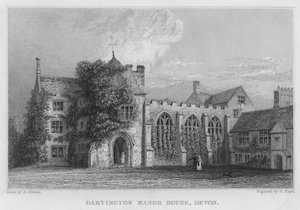 Darlington Manor House, Devon (kaiverrus) tekijältä Arthur Glennie