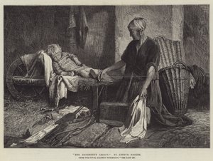 Hänen tyttärensä perintö, Royal Academy -näyttelystä tekijältä Arthur Hacker