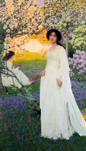"Kevät", noin 1900-luvulla tekijältä Arthur Herbert