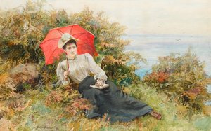 A Quiet Read by the Cliff Path (wc paperille) tekijältä Arthur Hopkins
