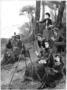 Naisten luonnoskerho, 1885.