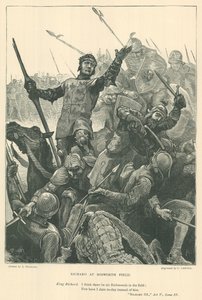 Kuningas Rikhard III:n kuvitus tekijältä Arthur Hopkins