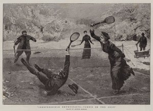 Peruuttamattomat harrastajat, Tennis lumessa