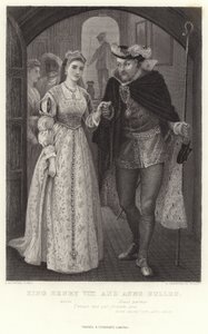 Kuningas Henrik VIII ja Anne Bullen, kuningas Henrik VIII, näytös I, Sc IV tekijältä Arthur Hopkins