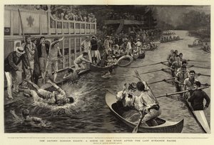 Oxford Summer Eights, kohtaus joella viimeisen illan kilpailun jälkeen