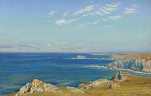 Newquay Headland, Cornwall tekijältä Arthur Hughes
