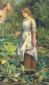 Phyllis, n. 1887 tekijältä Arthur Hughes