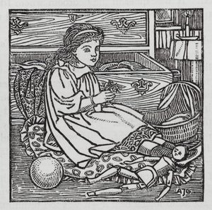 Hans Christian Andersen: Pikku Idan kukat (litho)