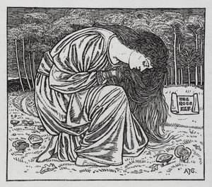 Hans Christian Andersen: Ruusutonttu (litho)