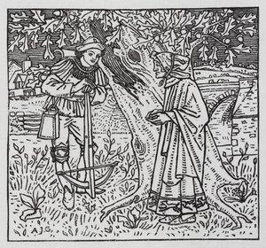 Hans Christian Andersen: The Tinder Box (litho) tekijältä Arthur Joseph Gaskin