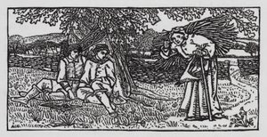 Hans Christian Andersen: Matkakumppani (litho) tekijältä Arthur Joseph Gaskin