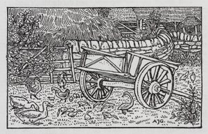Hans Christian Andersen: Ruma ankanpoikanen (litho) tekijältä Arthur Joseph Gaskin