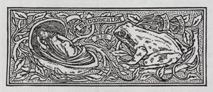 Hans Christian Andersen: Thumbelina (litho) tekijältä Arthur Joseph Gaskin
