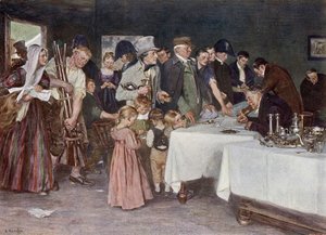 Preussin kansa lahjoittaa omaisuutensa rahoittamaan uutta sotaa Napoleonia vastaan tekijältä Arthur Kampf
