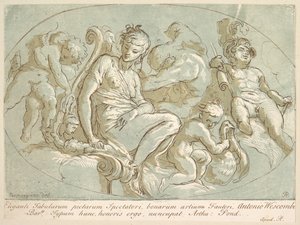 Venus Putin ympäröimänä, n. 1735.