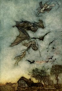 Juhannusyön unelma tekijältä Arthur Rackham