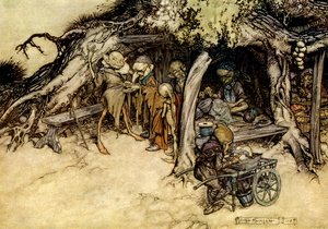 Juhannusyön unelma tekijältä Arthur Rackham