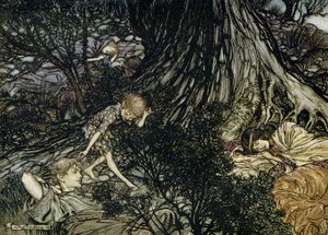 Juhannusyön unelma tekijältä Arthur Rackham
