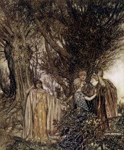 Juhannusyön unelma tekijältä Arthur Rackham