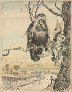 Orava ja varis tekijältä Arthur Rackham