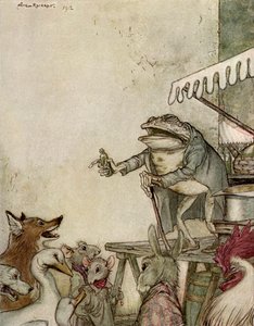 Aisopoksen tarinat tekijältä Arthur Rackham