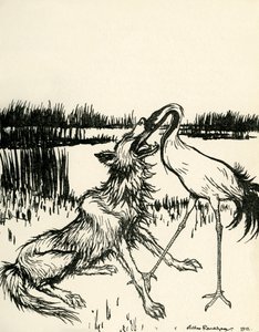 Aisopoksen tarinat tekijältä Arthur Rackham