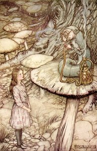 Lewis Carrollin Liisa seikkailut ihmemaassa tekijältä Arthur Rackham