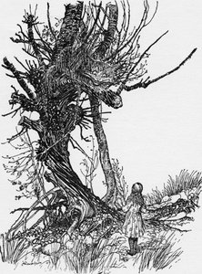 Lewis Carrollin Liisa seikkailut ihmemaassa tekijältä Arthur Rackham