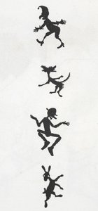 Tontut ja koirat tekijältä Arthur Rackham